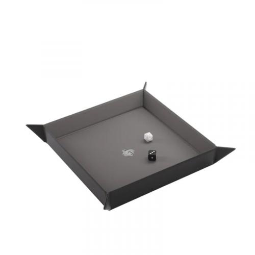 Gamegenic - Magnetic Dice Tray Square Black/Gray