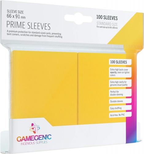 Gamegenic - Prime Sleeves - Yellow