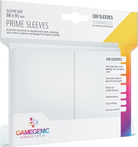 Gamegenic - Prime Sleeves - White