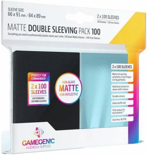 Gamegenic - Matte Double Sleeving Pack 100