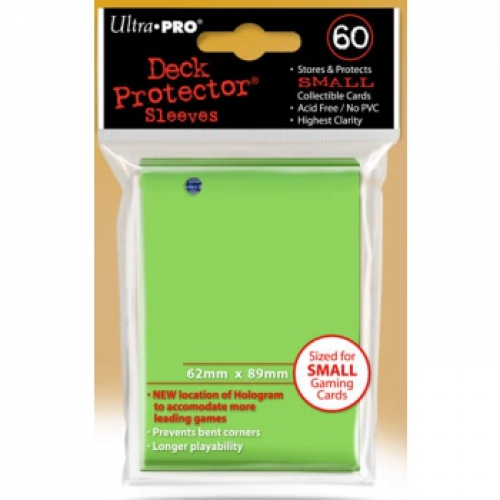 Ultra Pro Deck Protector Sleeves lime green mini (60)