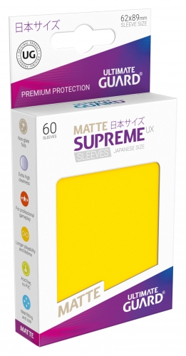 Supreme Sleeves Japan Size Matt UX Yellow (60)