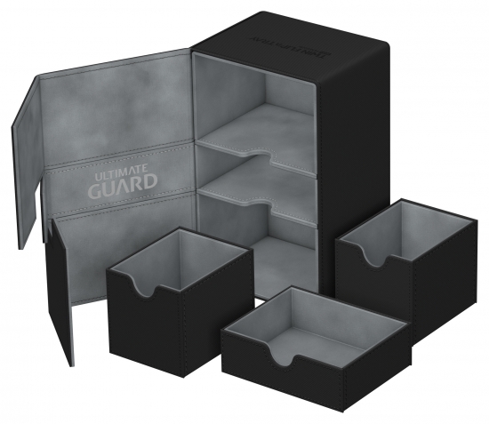 Twin Flip´n´Tray Deck Case 160+ Standard Size XenoSkin Black