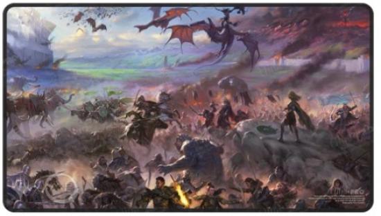 Ultra Pro – The Lord of the Rings – Black Stitched Playmat Borderless Scene