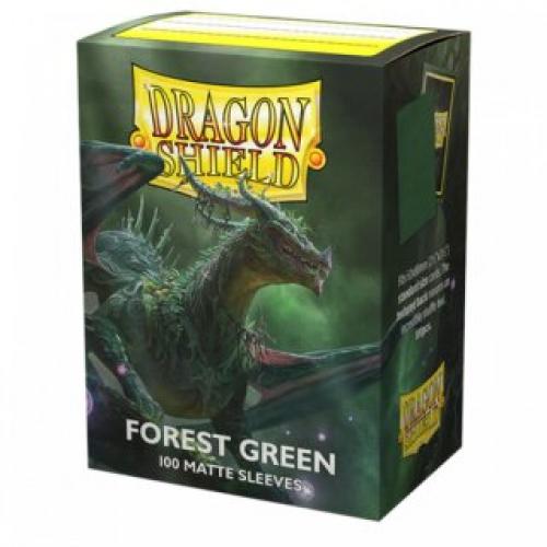 Dragon Shield: Matte - Forest Green (100 Sleeves)
