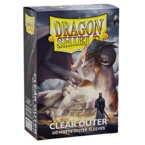 Dragon Shield: Outer Sleeves - Matte Clear (100 Sleeves)