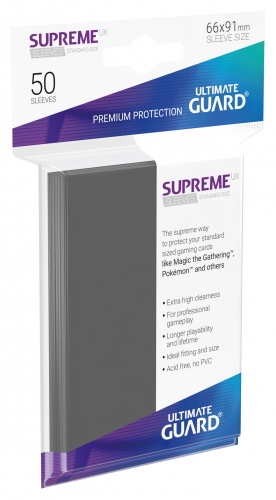 Supreme Sleeves Standard Size Slim UX Dark Grey (50)