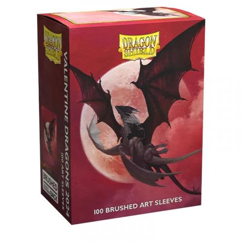 Dragon Shield: Brushed Art Valentine Dragons 2024 (100)