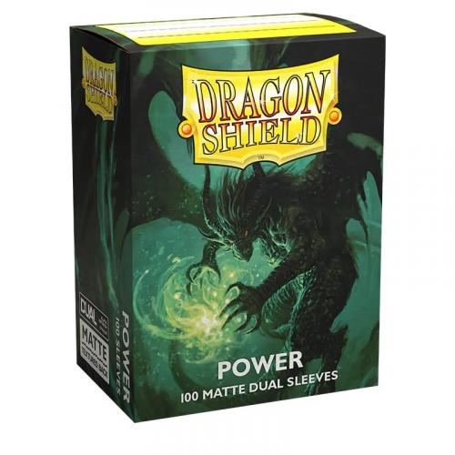 Dragon Shield: Matte - Dual Power (Metallic Green)