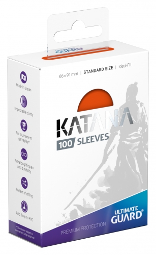 Ultimate Guard Katana Sleeves Standard Orange (100)