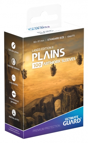 Supreme Sleeves Standard Size Lands Edition Plains 2 (100)