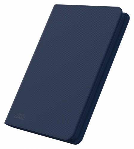 8-Pocket QuadRow ZipFolio XenoSkinTM Dark Blue
