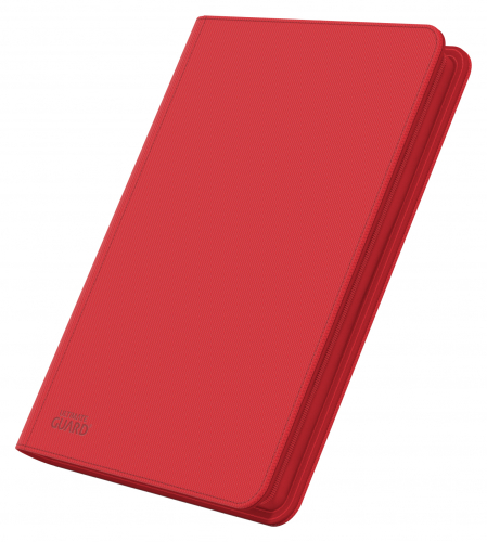 8-Pocket QuadRow ZipFolio XenoSkinTM Red