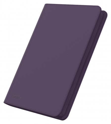 8-Pocket QuadRow ZipFolio XenoSkinTM Purple