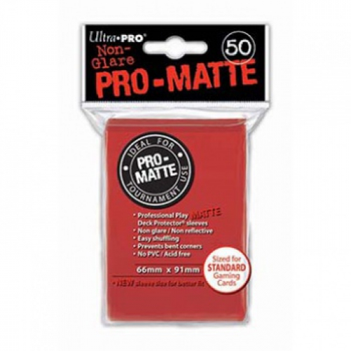 Ultra Pro - Pro Matte Standard - Rot (50)