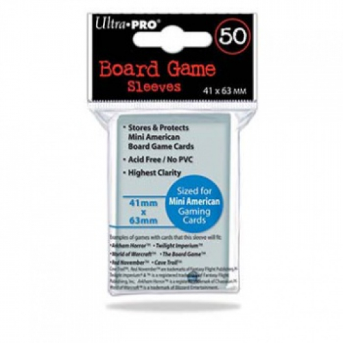 Ultra Pro Board Game Sleeves - 41x63 mm
