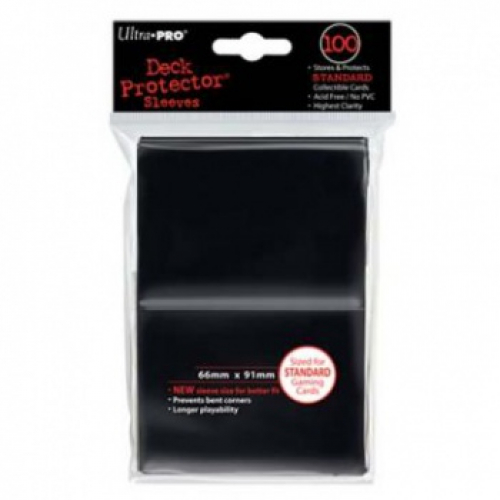 Ultra Pro Deck Protector Sleeves Standard- Black (100)