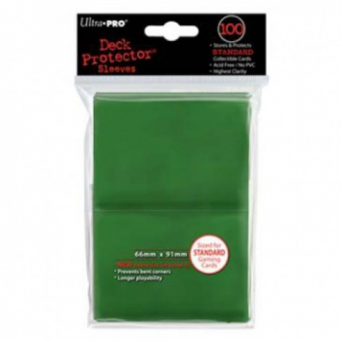 Ultra Pro Deck Protector Sleeves Standard- Green (100)