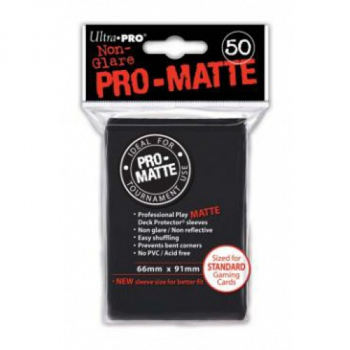 Ultra Pro - Pro Matte Standard - Schwarz (50)
