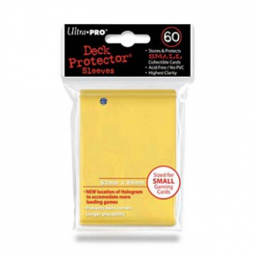 Ultra Pro Deck Protector Sleeves yellow mini (60)