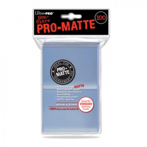 Ultra Pro Deck Protector Sleeves Standard Matte- Clear (100)