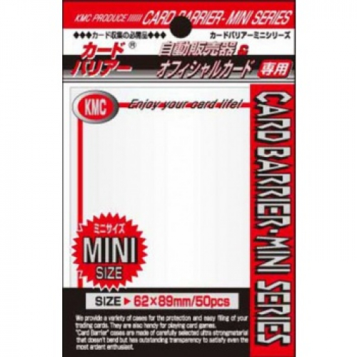 KMC Card Sleeves mini Pearl White (50)