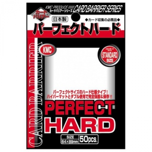 KMC Perfect Hard Card Sleeves clear (50)