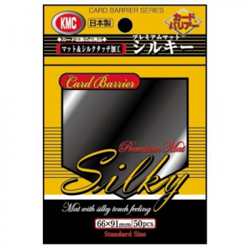 KMC Card Sleeves normal Silky Black (50)