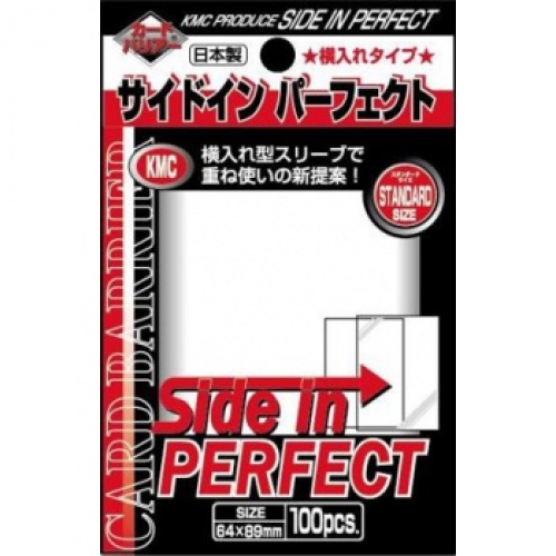 KMC Perfect Size Card Sleeves clear (Side-In)