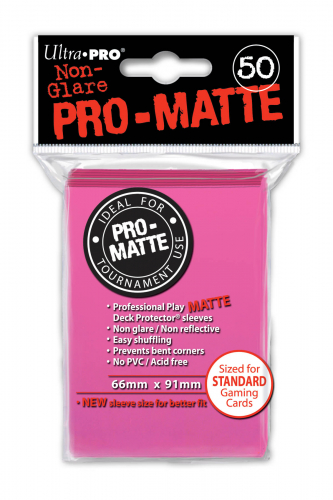 Ultra Pro - Pro Matte Standard - Bright Pink (50)