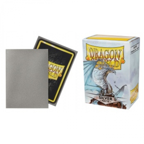 Dragon Shield Card Sleeves - Matte Silver (100)