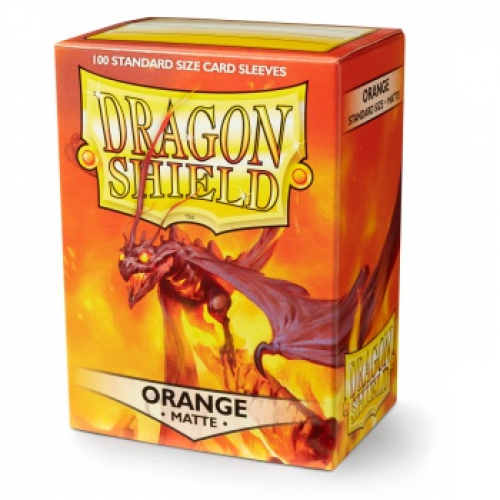 Dragon Shield Standard Card Sleeves Matte Orange (100)