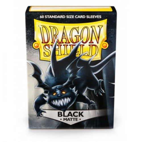 Dragon Shield Card Sleeves - Matte Black (60)