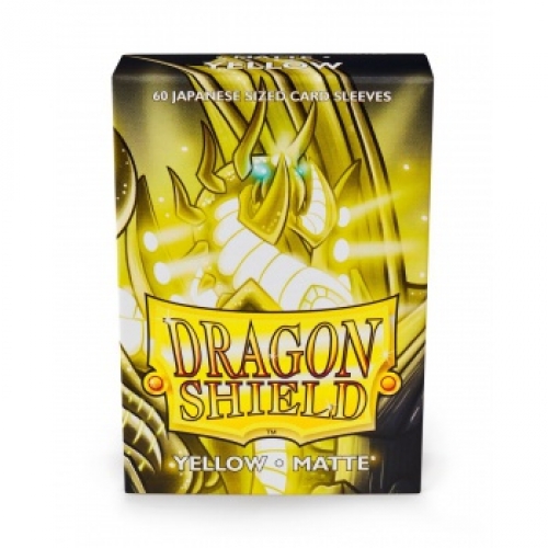 Dragon Shield Small Card Sleeves Matte Yellow (60)