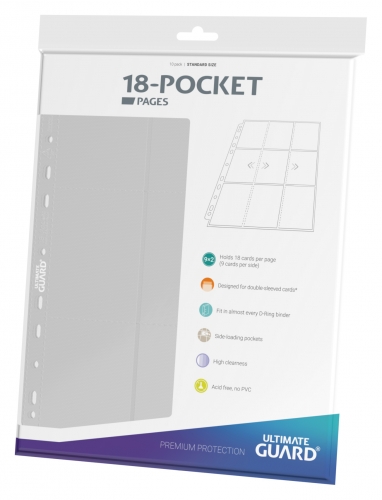 18-Pocket Side-Loading Supreme Pages Standard Size White (10)