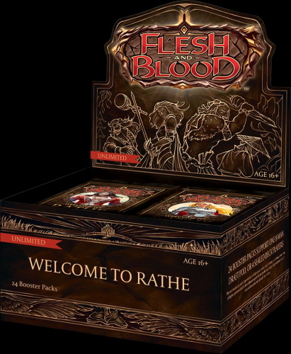 Flesh & Blood TCG - Welcome to Rathe Unlimited Booster Display (24 Packs) - EN