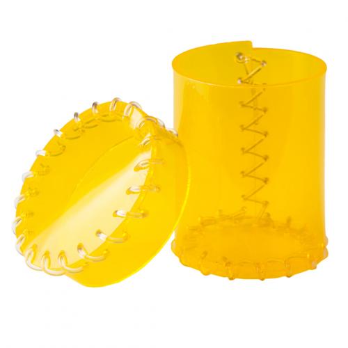 Age of Plastic Yellow Dice Cup (PVC)