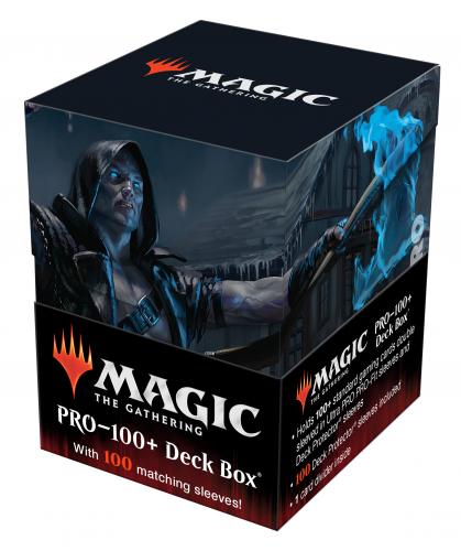 UP - Commander Innistrad Midnight Hunt PRO 100+ Deck Box and 100ct sleeves V2 for Magic: The Gathering