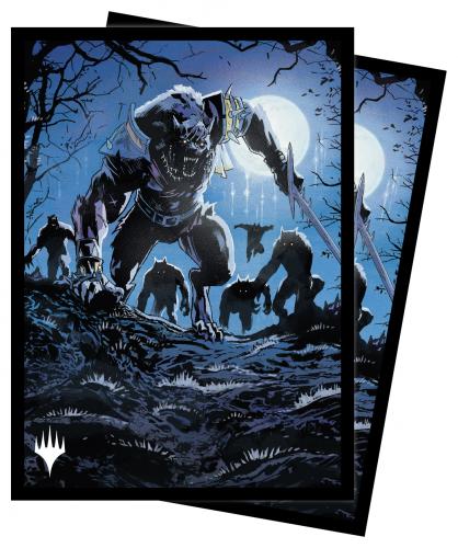 UP - Standard Sleeves for Magic: The Gathering - Innistrad Midnight Hunt V5 (100 Sleeves)