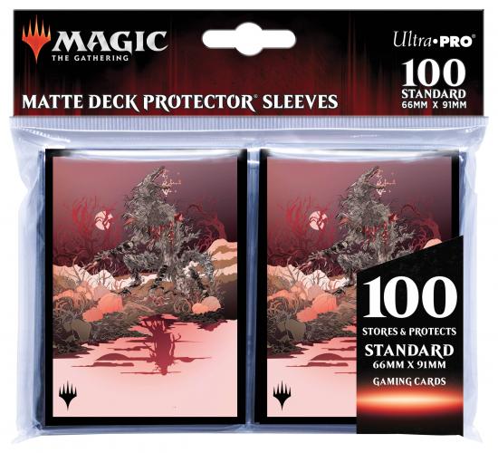 UP - Standard Sleeves for Magic: The Gathering - Innistrad Midnight Hunt X (100 Sleeves)