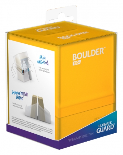 Boulder & Trade Deck Case 100+ Standard Size Amber