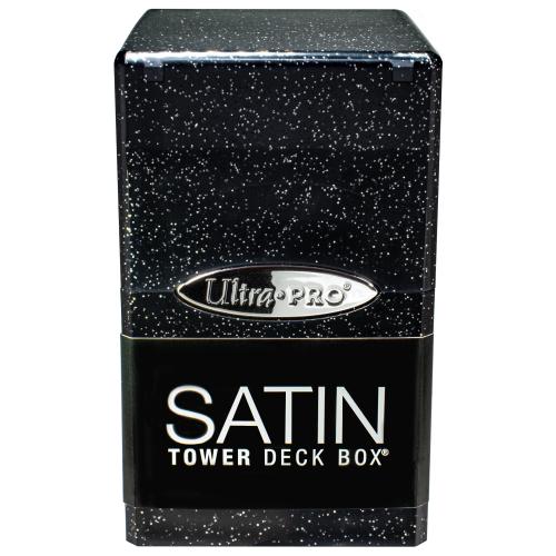 UP - Satin Tower - Glitter Black