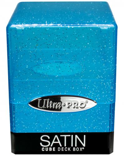 UP - Satin Cube - Glitter Blue