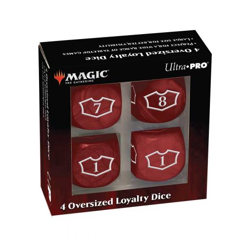 UP - Deluxe 22MM Mountain Loyalty Dice Set with 7-12 for Magic: The Gathering