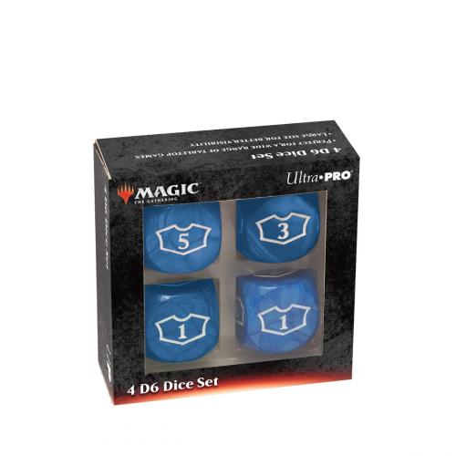 UP - Deluxe 22MM Blue Mana Loyalty Dice Set for Magic: The Gathering
