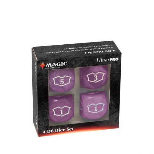 UP - Deluxe 22MM Black Mana Loyalty Dice Set for Magic: The Gathering