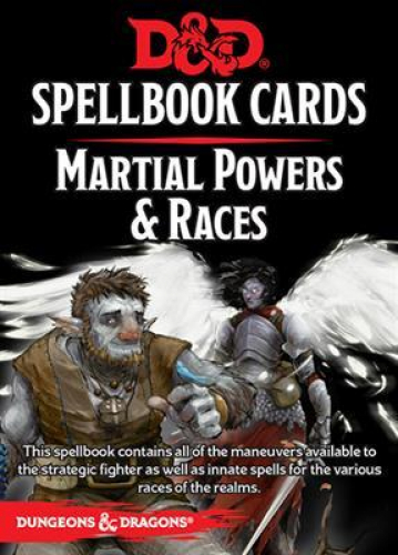 D&D RPG - Spellbook Cards: Martial Powers & Races Deck Revised
