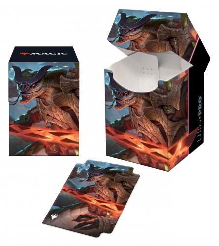 UP - 100+ Deck Box for Magic: The Gathering - Kamigawa Neon Dynasty Chishiro, the Shattered Blade