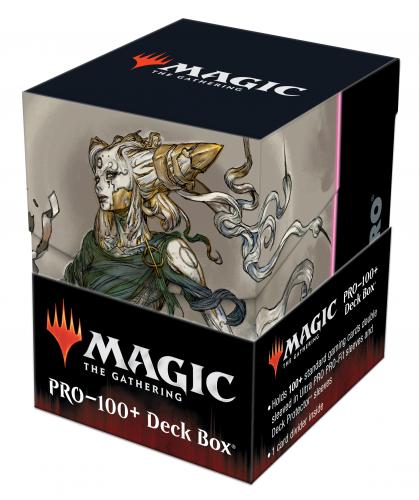 UP - 100+ Deck Box for Magic: The Gathering - Kamigawa Neon Dynasty Tamiyo, Compleat Sage 