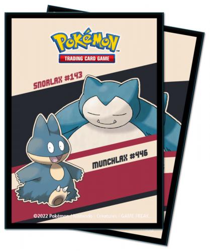 UP - Pokemon: Snorlax & Munchlax 65ct Deck Protector Sleeves 